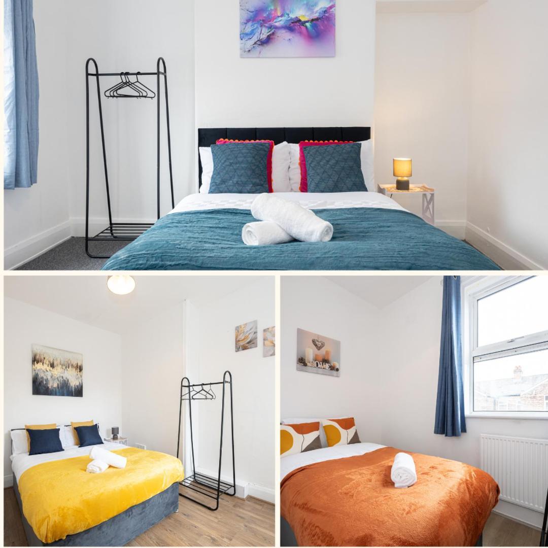 Bright & Modern 3 Bedroom Old Trafford Home Манчестер Экстерьер фото